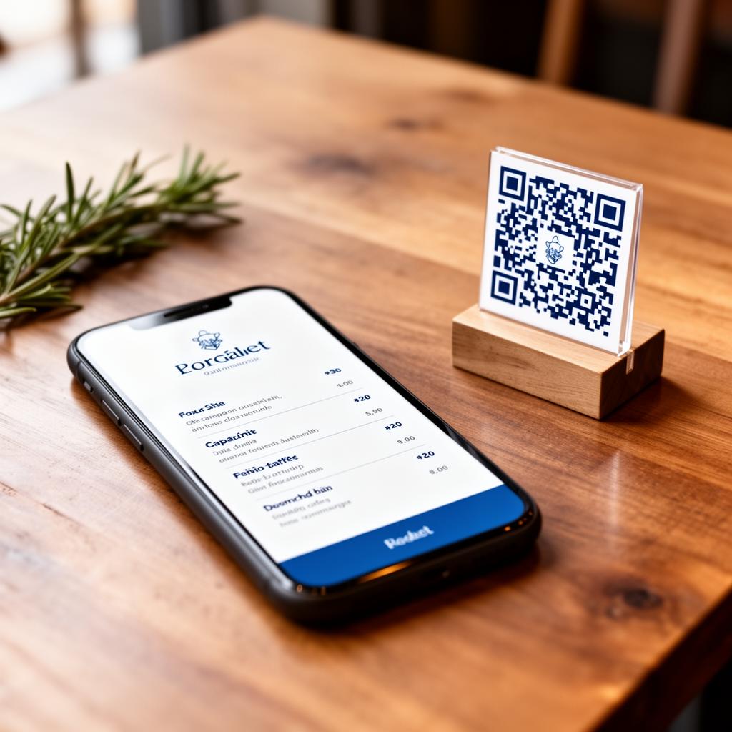 Plato Menu product mockup